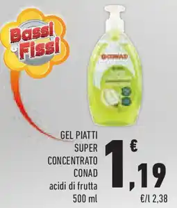 Conad Superstore Gel piatti super concentrato CONAD offerta