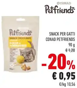 Conad Snack per gatti CONAD PETFRIENDS offerta