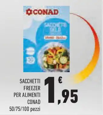 Conad Superstore Sacchetti freezer per alimenti CONAD offerta