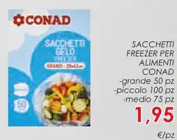 Conad Sacchetti freezer per alimenti CONAD offerta