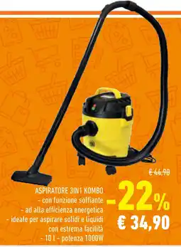 Conad Superstore Aspiratore 3in1 kombo offerta