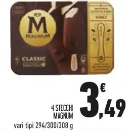 Conad 4 stecchi MAGNUM offerta