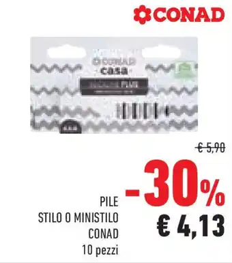 Conad Superstore Pile stilo o ministilo CONAD offerta