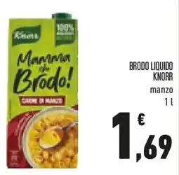 Conad Brodo liquido KNORR manzo offerta