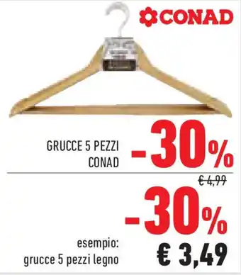 Conad Superstore Grucce 5 pezzi CONAD offerta