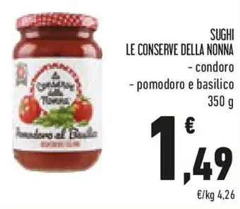 Conad Sughi LE CONSERVE DELLA NONNA offerta