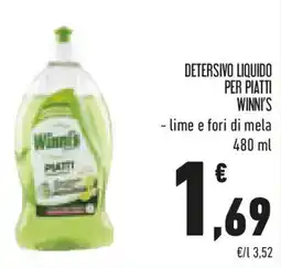 Conad Detersivo liquido per piatti WINNI'S offerta