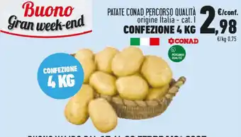 Conad Patate CONAD PERCORSO QUALITÀ offerta