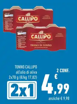 Conad Tonno CALLIPO all'olio di oliva offerta