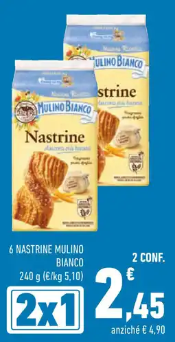 Conad 6 nastrine MULINO BIANCO offerta