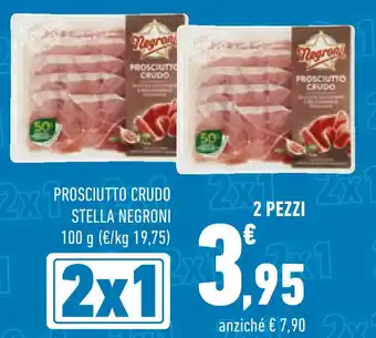 Conad Prosciutto crudo stella NEGRONI offerta