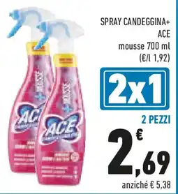 Conad Spray candeggina+ ACE mousse offerta