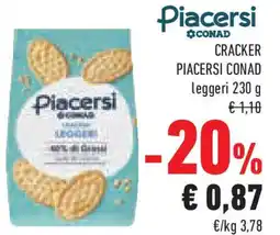 Conad Superstore Cracker PIACERSI CONAD offerta