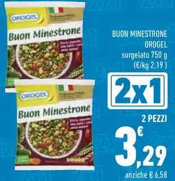 Conad Superstore Buon minestrone OROGEL surgelato offerta