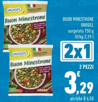 Conad Superstore Buon minestrone OROGEL surgelato offerta