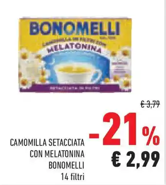 Conad Superstore Camomilla setacciata con melatonina BONOMELLI offerta