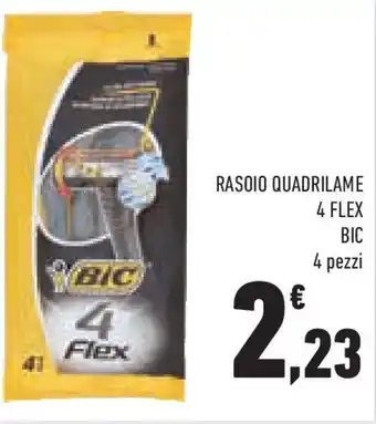 Conad Superstore Rasoio quadrilame 4 flex BIC offerta