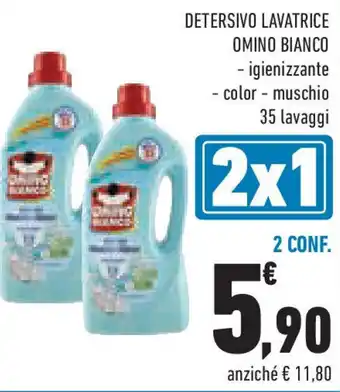 Conad Superstore Detersivo lavatrice OMINO BIANCO offerta