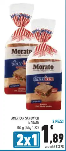 Conad Superstore American sandwich MORATO offerta