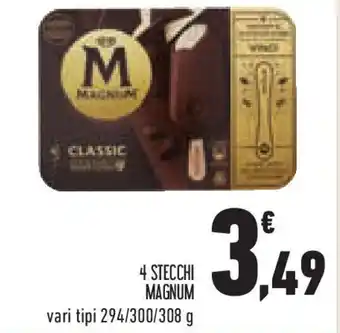 Conad Superstore 4 stecchi magnum offerta