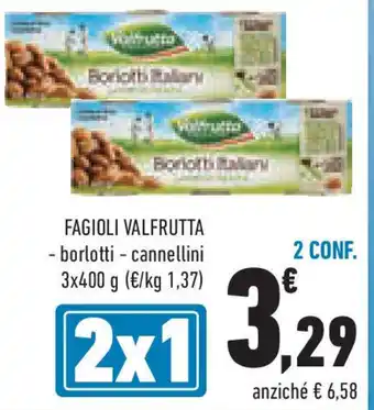 Conad Superstore Fagioli VALFRUTTA offerta