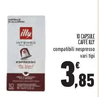 Conad Superstore 10 capsule caffè ILLY offerta