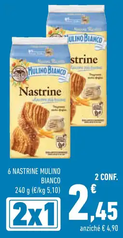 Conad Superstore 6 nastrine MULINO BIANCO offerta