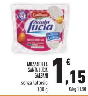 Conad Superstore Mozzarella santa lucia GALBANI senza lattosio offerta