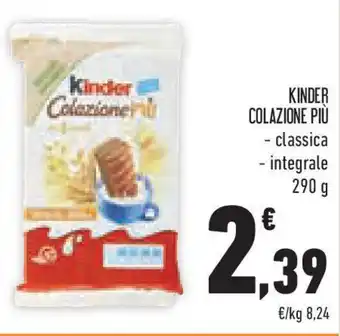 Conad Superstore Kinder colazione più offerta