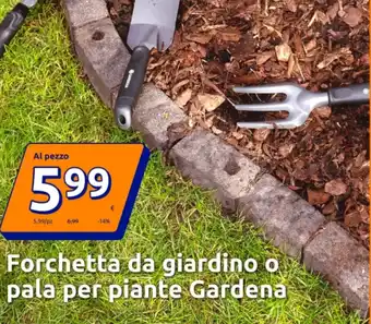 Action Forchetta da giardino o pala per piante Gardena offerta