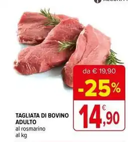 Iperal Tagliata di bovino adulto offerta