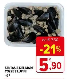 Iperal Fantasia del mare cozze e lupini offerta