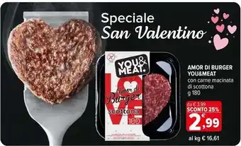 Iperal Amor di burger AMOR DI BURGER YOU&MEAT offerta