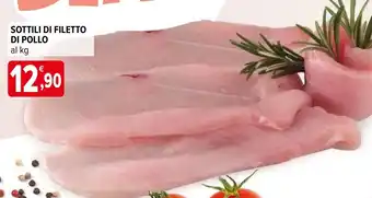 Iperal Sottili di filetto di pollo offerta