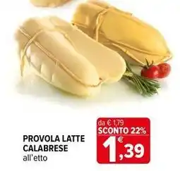 Iperal Provola latte calabrese offerta