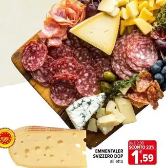 Iperal Emmentaler svizzero dop all'etto offerta