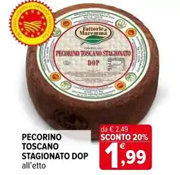 Iperal Pecorino toscano stagionato dop offerta