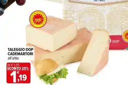 Iperal Taleggio dop cademartori offerta