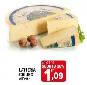 Iperal Latteria chiuro all'etto offerta