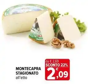 Iperal Montecapra stagionato all'etto offerta