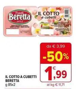 Iperal Il cotto a cubetti BERETTA offerta