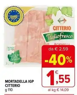 Iperal Mortadella igp CITTERIO offerta