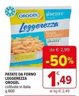 Iperal Patate da forno leggerezza OROGEL offerta