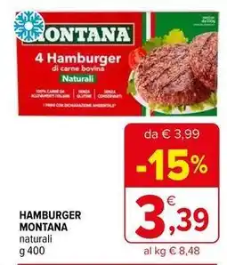 Iperal Hamburger MONTANA offerta