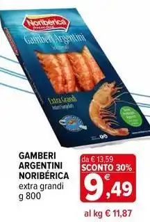 Iperal Gamberi argentini NORIBÉRICA offerta