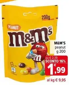 Iperal M&M'S peanut offerta