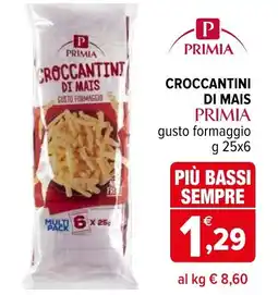 Iperal Croccantini di mais PRIMIA offerta