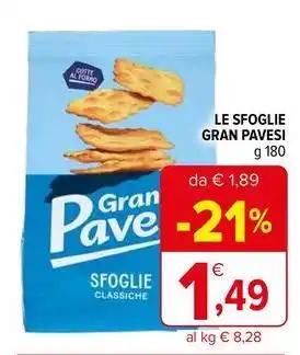 Iperal Le sfoglie gran PAVESI offerta