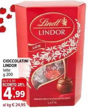 Iperal Cioccolatini LINDOR offerta