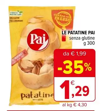 Iperal Le patatine  PAI offerta